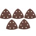 Delta Triangular Sanding Paper with Velcro I Grit 100 - 5 pcs