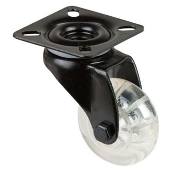 Design Castor 50mm swivel 40kg Transparent
