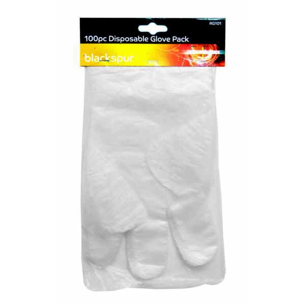 Blackspur Disposable Glove Pack - Pack of 100