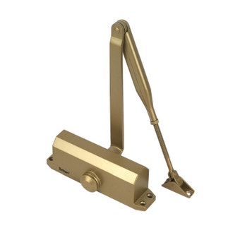 BRITON 121CE Size 3 Overhead Door Closer - Gold Finish