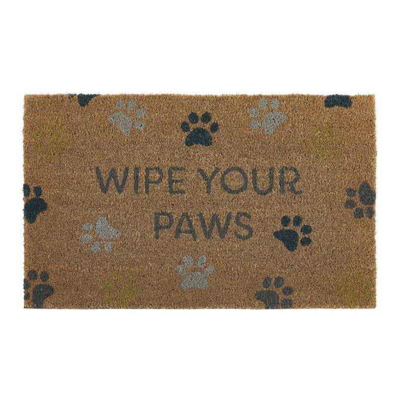 My Mat Coir Wipe Your Paws Door Mat 45cm x 75cm