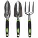Aluminium Hand Fork and Trowel Set (3 Piece)