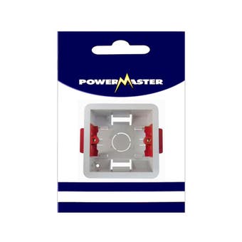 Powermaster 1 Gang Dry Lining Box