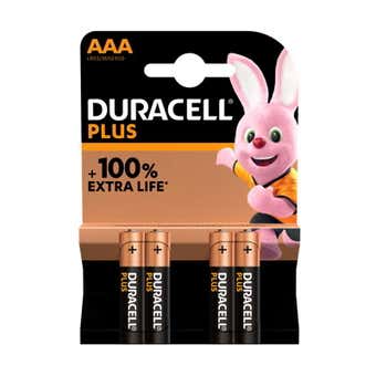 Duracell Ultra Battery Size AAA - Card of 4