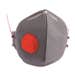 F.F.Group Grey FFP2 Fold Flat Respirator With Active Carbon Valve