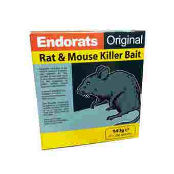 Endorats Original Rat & Mouse Killer Bait - 7 x 20g Sachets