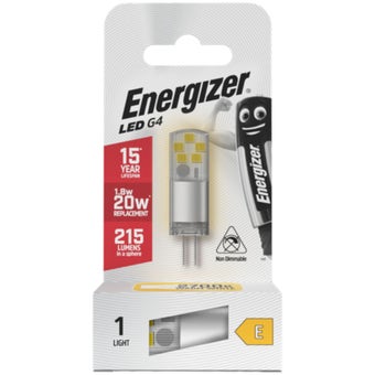 Energizer Led 1.8W (20W) 215 Lumen G4 Lamp Warm White