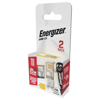 Energizer Led G9 1.9W (20W) 200Lm Warm White 2700K Twin Pack