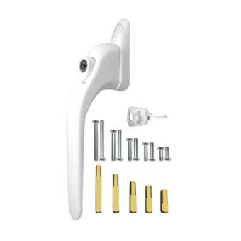 Asec Window Espag Handle Repair Kit - White
