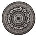 Esschert Design Outdoor Black and White Rug 180cm