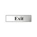 Exit Sign Silver