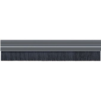 Exitex Door Brush Seal Strip 914mm - Grey