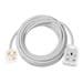 Brennenstuhl White Extension Cable For Indoor Use - 5m