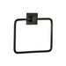 Fackelmann Ring Towel Holder - Matt Black
