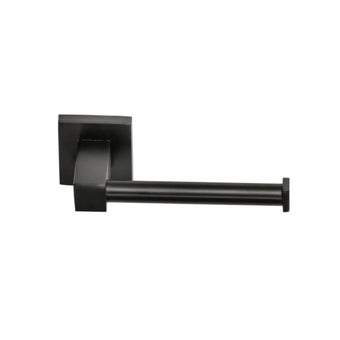 Fackelmann Wall-Mounted Toilet Roll Holder - Matt Black