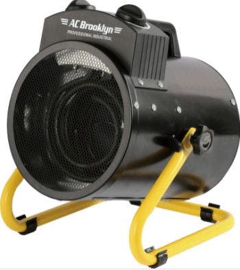 AC Brooklyn Industrial Fan Heater - 3KW 