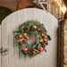 FestiveSpice 40cm Christmas Wreath - Handcrafted Appearance