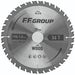 FF GROUP 184mm x 2mm 36T Circular Saw Blade for Wood with Teflon Coating and Carbide Teeth