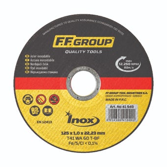 FF GROUP 230mm x 2.0mm Stainless Steel Cutting Disc – High Performance Thin Cut-Off Wheel