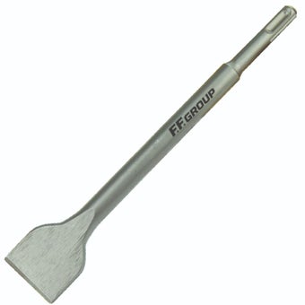FF Group SDS-Plus Spade Chisel 250mm x 40mm for Concrete and Masonry Demolition