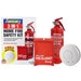Safeline Fire Safety 3-in-1 Kit – Fire Extinguisher, Blanket & Smoke Alarm Set
