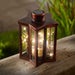 Firefly Bronze Effect Star Shaped Lantern - 16 x 12 cm