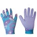 FlexiGrip Ladies Garden Gloves Twin Pack Medium Size with Nitrile and Latex Coating for Gardening and Household Work