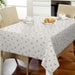 Flowery Wipeable Oilcloth Durable and Easy Clean Tablecloth Material I Sold Per Metre