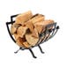 Mansion Black Folding Log Holder