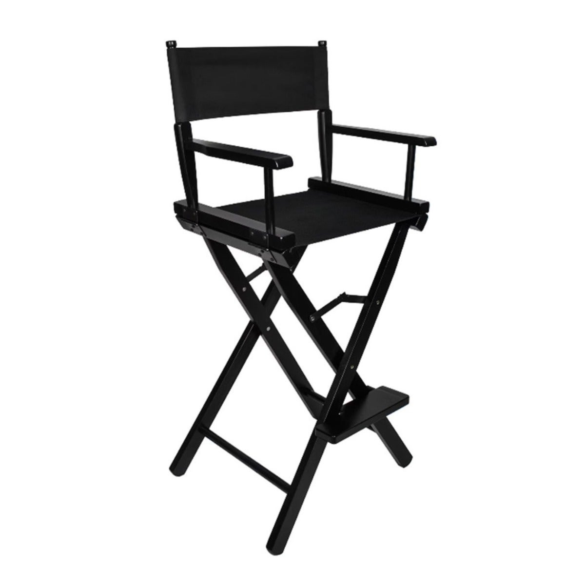 Folding Makeup Chair with Wooden Frame 