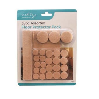Ashley Housewares 38 Piece Assorted Floor Protector Pack