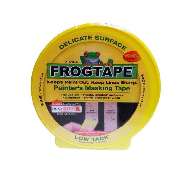 FrogTape Delicate Surface Low Tack Painters Masking Tape - 36mm x 41.1m
