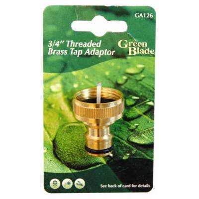 3/4” Threaded Brass Tap Adaptor