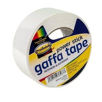 ProSolve Gaffa Tape White - 50 mm x 50 m