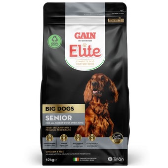 Gain Elite Big Dogs Senior Dog Food - 12Kg