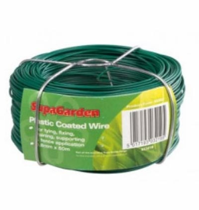 SupaGarden Plastic Coated Wire 0.8mm x 50m