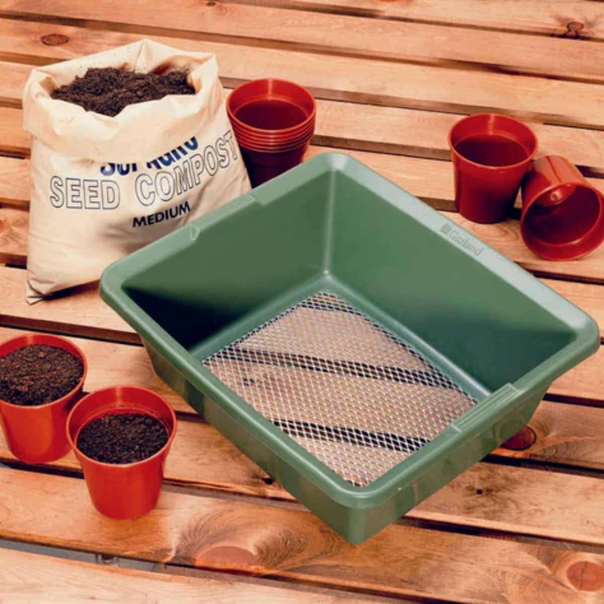 Garland PVC Fine Mesh Sieve Green