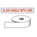 Glass Handle with care - printed tape (50mm x 66m)