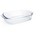 Glass Rectangular Oven Roaster 34x22cm
