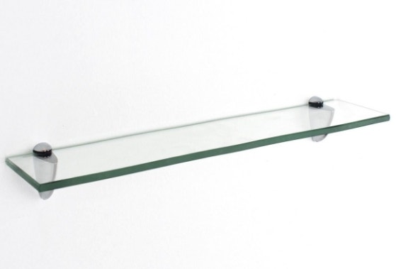 Glass Shelf Kit- Clear 500 x 100 x 6mm 