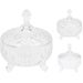 Glass Sugar Bowl and Lid 200ml