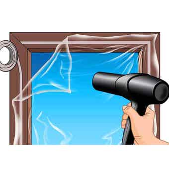 Exitex Draught Seal Insulating Glazing Film - 9.0m2