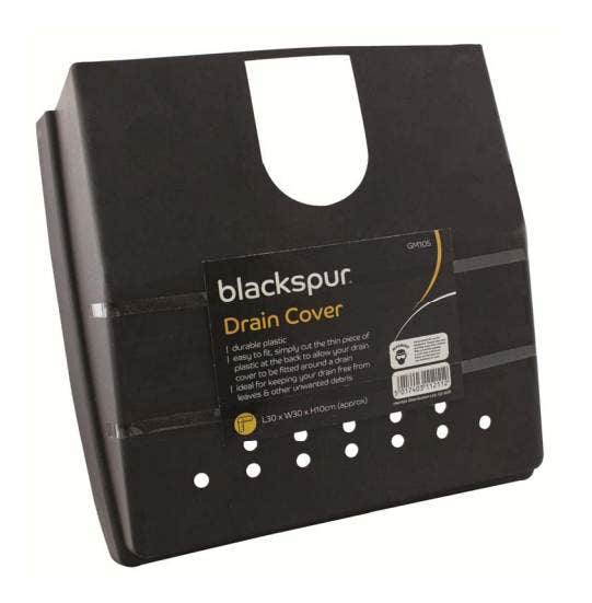 Black Plastic Drain Cover