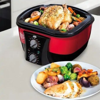 GoChef 8-in-1 Multi Cooker I Roast, bake, sauté, boil, fry, fondue, slow-cook and steam in one pot