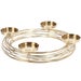 Gold Wreath-Shaped Candle Holder – 35cm