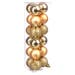 Golden Christmas Baubles 30mm - Pack of 18