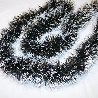 Green Garland with White Tips 200x10cm