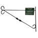Green Jem 14" Hanging Basket Bracket - Black