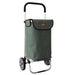 Green Naples Aluminium 2 Wheel Shopping Trolley - 45L