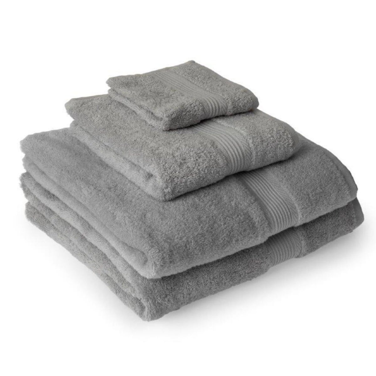 Grey Bath Towels - Set of 4